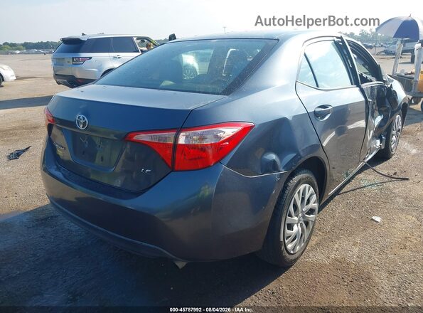2T1BURHEXHC829029 2017 TOYOTA COROLLA Серый Задняя правая четверть