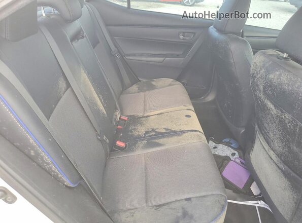 2T1BURHEXHC838118 2017 TOYOTA COROLLA White Հետևի նստատեղերի տեսք