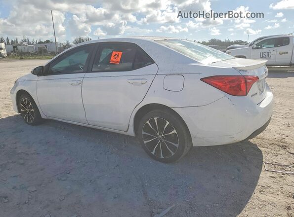2T1BURHEXHC838118 2017 TOYOTA COROLLA White Հետևի ձախ