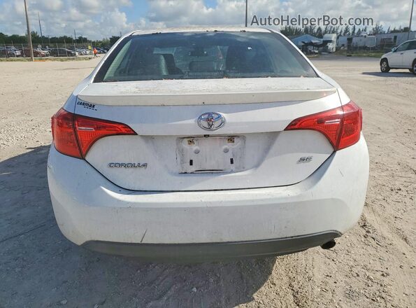 2T1BURHEXHC838118 2017 TOYOTA COROLLA White Հետևի տեսք