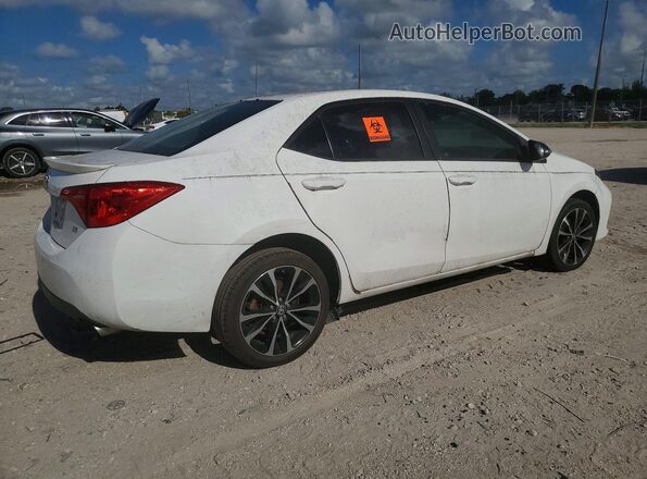 2T1BURHEXHC838118 2017 TOYOTA COROLLA White Հետևի աջ
