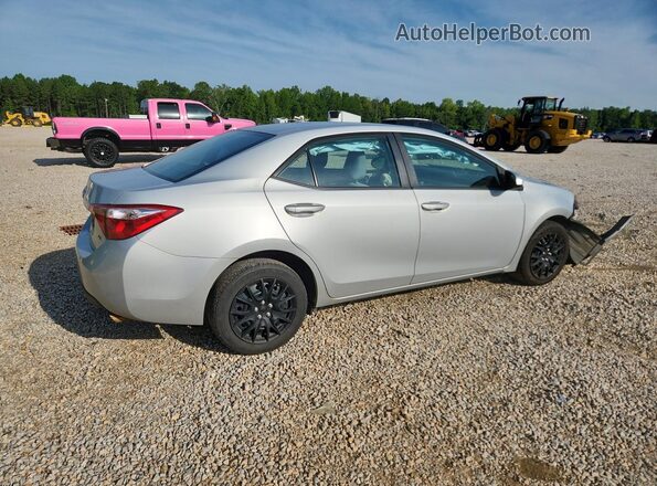 2T1BURHEXHC839091 2017 TOYOTA COROLLA Silver Trasero derecho