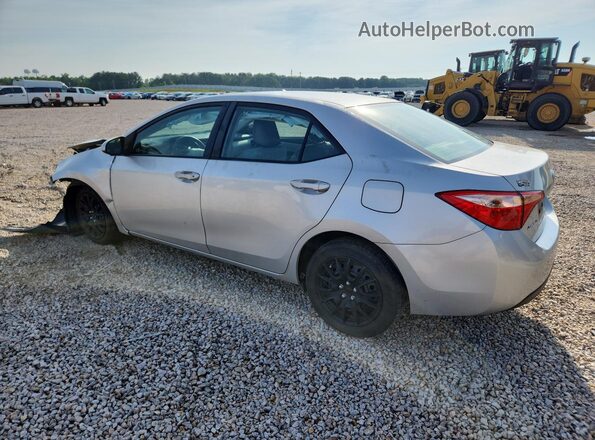 2T1BURHEXHC839091 2017 TOYOTA COROLLA Silver Trasero izquierdo