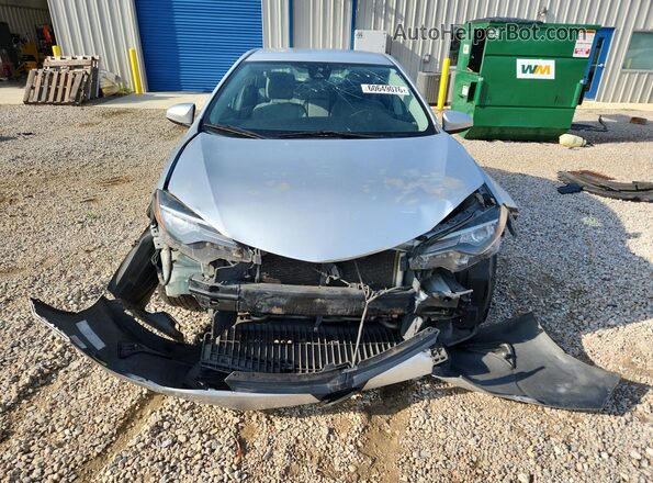 2T1BURHEXHC839091 2017 TOYOTA COROLLA Silver Vista frontal