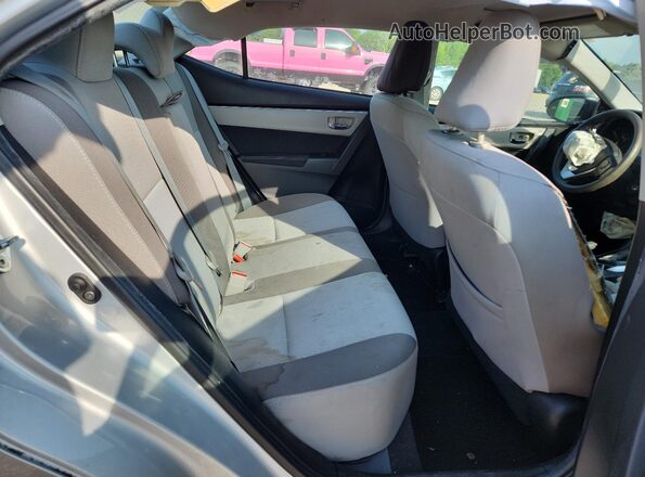 2T1BURHEXHC839091 2017 TOYOTA COROLLA Silver Vista de los asientos traseros