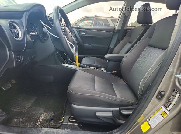 2T1BURHEXHC847711 2017 TOYOTA COROLLA Gray Front interior view