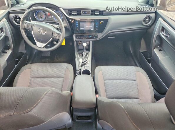 2T1BURHEXHC847711 2017 TOYOTA COROLLA Gray Dashboard view