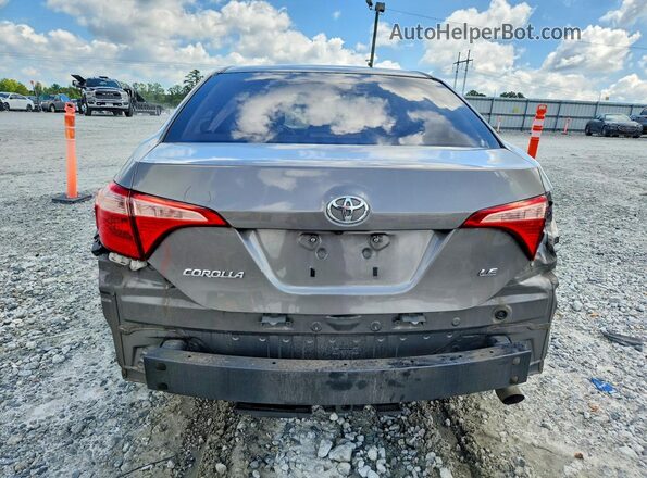 2T1BURHEXHC847711 2017 TOYOTA COROLLA Gray Rear view