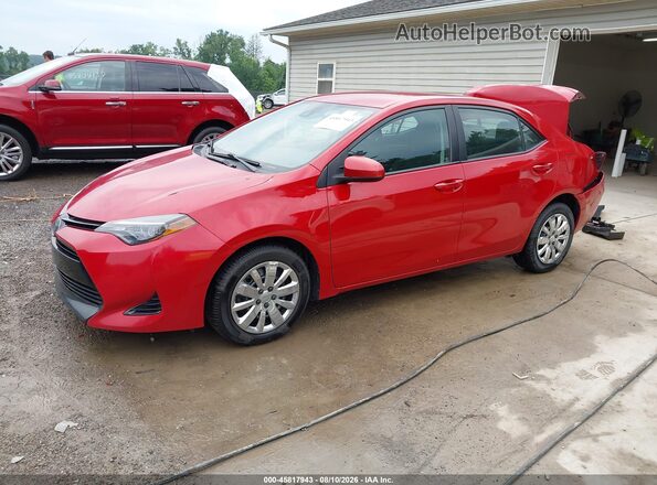 2T1BURHEXHC862192 2017 TOYOTA COROLLA Красный Передняя левая четверть