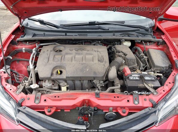 2T1BURHEXHC862192 2017 TOYOTA COROLLA Красный Вид сзади