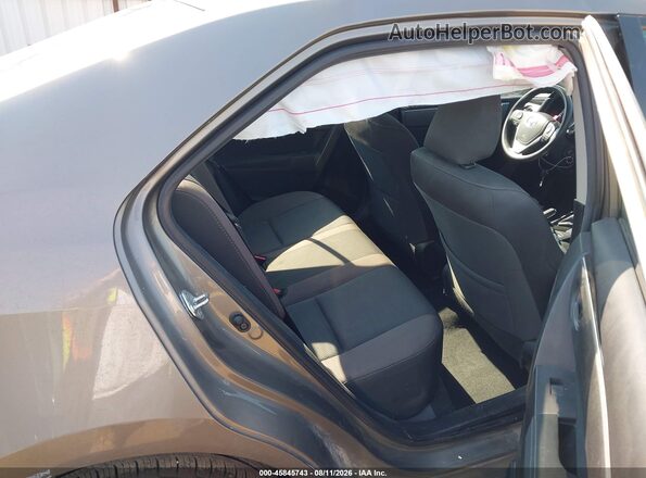 2T1BURHEXHC870664 2017 TOYOTA COROLLA Gray VIN კოდის სტიკერის ხედი