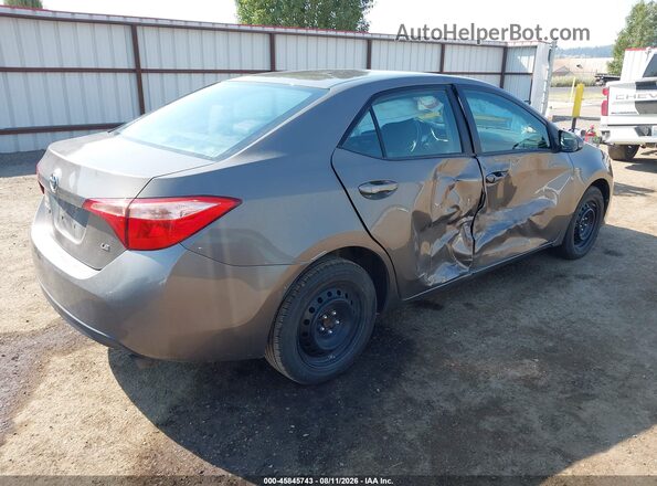 2T1BURHEXHC870664 2017 TOYOTA COROLLA Gray უკანა მარჯვენა