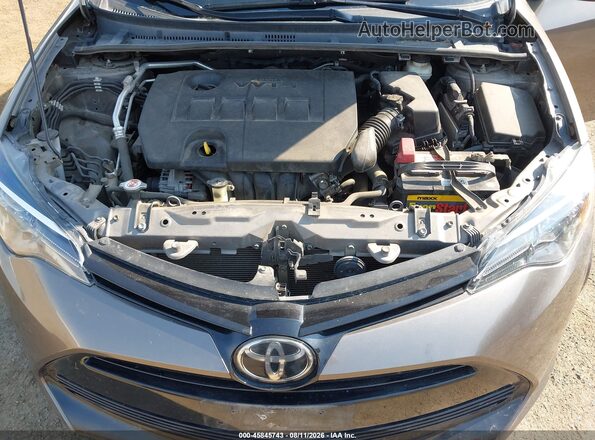 2T1BURHEXHC870664 2017 TOYOTA COROLLA Gray უკანა ხედი
