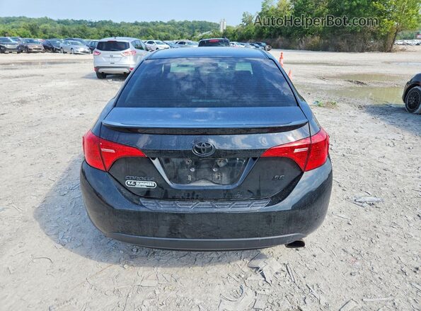 2T1BURHEXHC878330 2017 TOYOTA COROLLA Black Հետևի տեսք