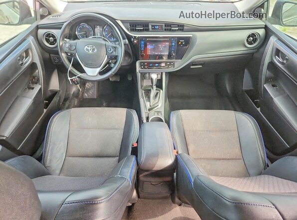 2T1BURHEXHC878330 2017 TOYOTA COROLLA Black Առջևի վահանակի տեսք