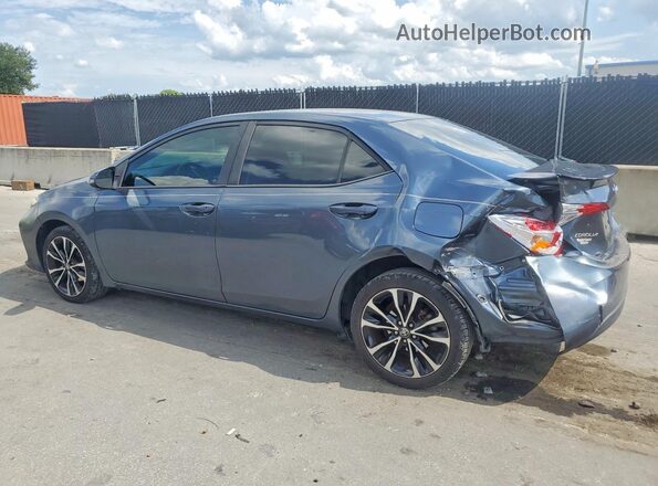 2T1BURHEXHC885729 2017 TOYOTA COROLLA Синий Задняя левая четверть