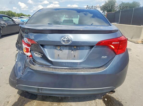 2T1BURHEXHC885729 2017 TOYOTA COROLLA Синий Вид сзади