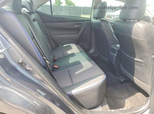 2T1BURHEXHC885729 2017 TOYOTA COROLLA Синий Вид задних сидений