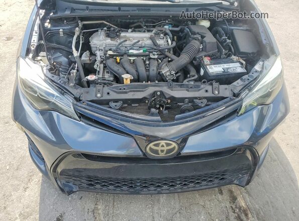 2T1BURHEXHC885729 2017 TOYOTA COROLLA Синий Вид задней части салона