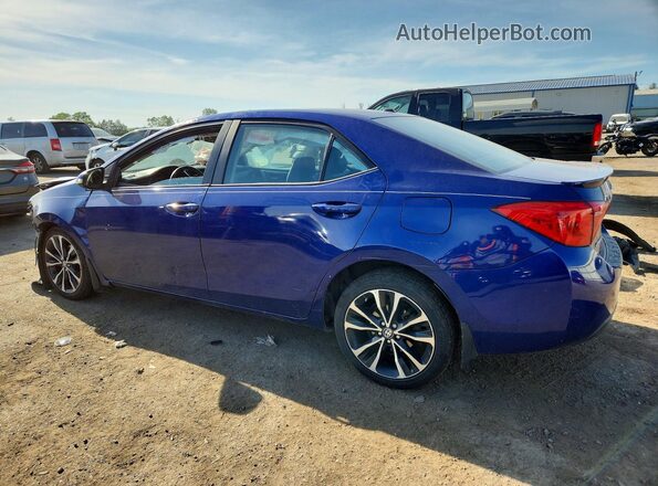 2T1BURHEXHC923170 2017 TOYOTA COROLLA Blue Rear left