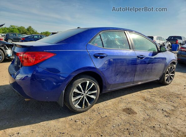 2T1BURHEXHC923170 2017 TOYOTA COROLLA Blue Rear right