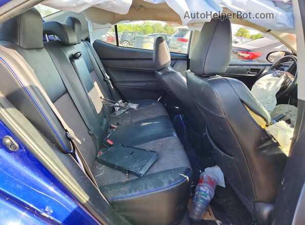 2T1BURHEXHC923170 2017 TOYOTA COROLLA Blue Rear seats view