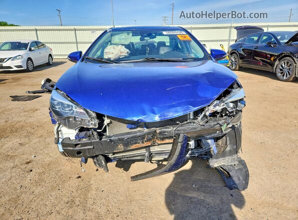2T1BURHEXHC923170 2017 TOYOTA COROLLA Blue Front view
