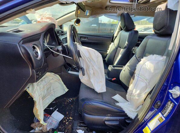 2T1BURHEXHC923170 2017 TOYOTA COROLLA Blue Front interior view