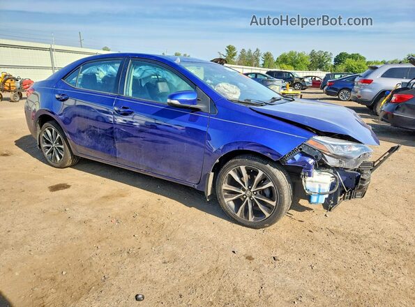 2T1BURHEXHC923170 2017 TOYOTA COROLLA Blue Front right