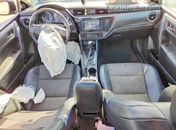 2T1BURHEXHC923170 2017 TOYOTA COROLLA Blue Dashboard view