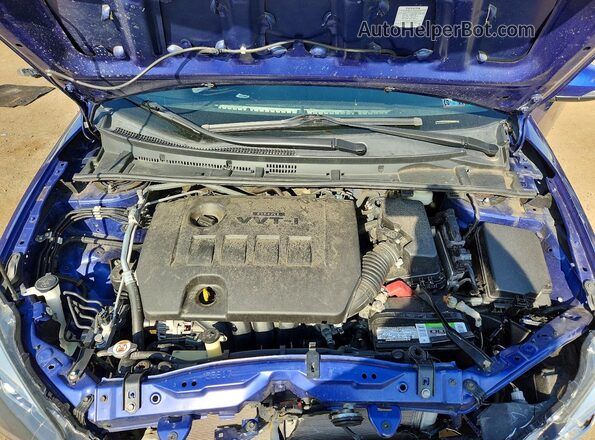 2T1BURHEXHC923170 2017 TOYOTA COROLLA Blue Rear interior view