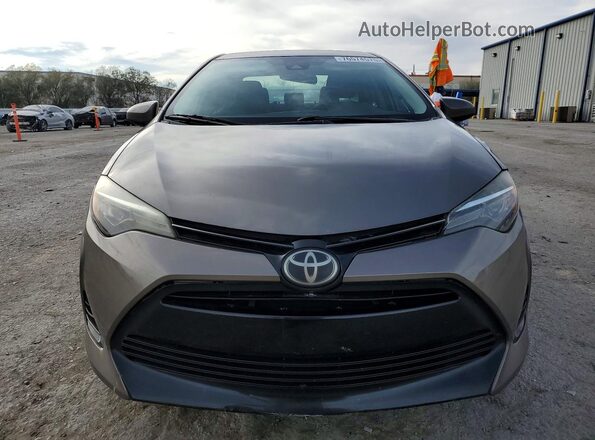 2T1BURHEXHC938414 2017 TOYOTA COROLLA Gray Front view