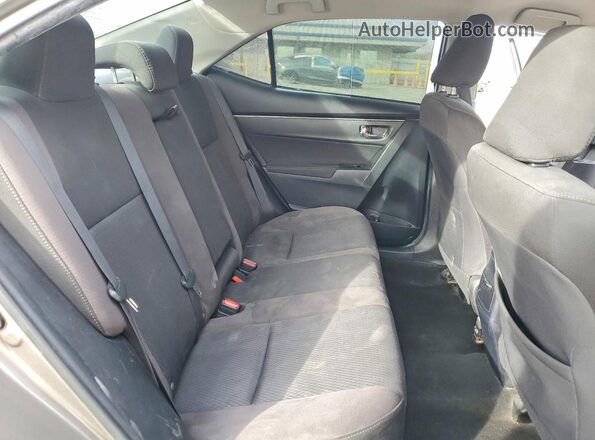 2T1BURHEXHC938414 2017 TOYOTA COROLLA Gray Rear seats view