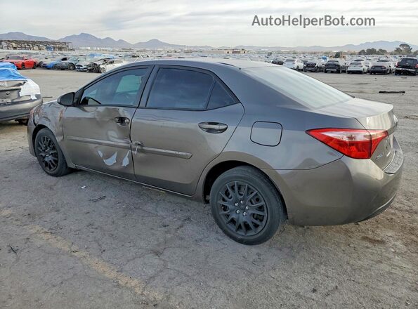 2T1BURHEXHC938414 2017 TOYOTA COROLLA Gray Rear left