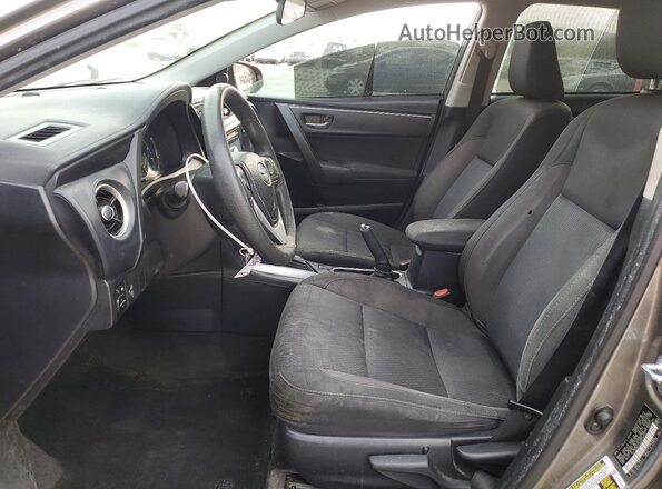2T1BURHEXHC938414 2017 TOYOTA COROLLA Gray Front interior view