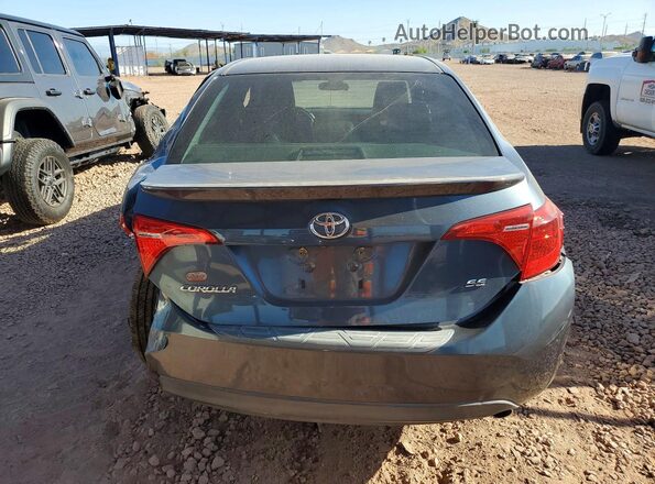 2T1BURHEXHC957836 2017 TOYOTA COROLLA Blue Vista trasera