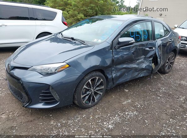 2T1BURHEXHC961126 2017 TOYOTA COROLLA Black Առջևի ձախ երեք քառորդ տեսարան