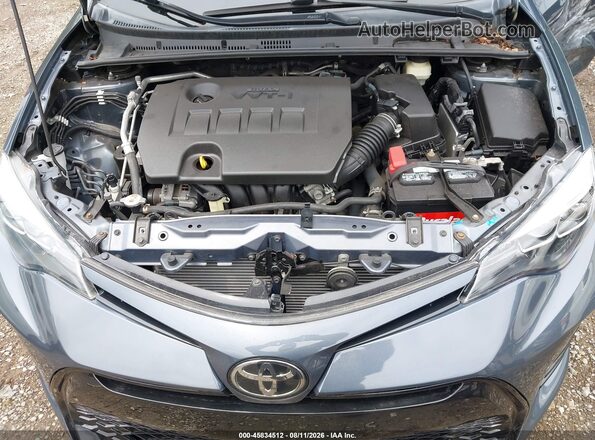2T1BURHEXHC961126 2017 TOYOTA COROLLA Black Հետևի տեսք