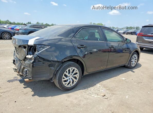 2T1BURHEXJC000550 2018 TOYOTA COROLLA Black უკანა მარჯვენა