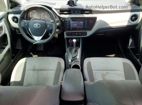 2T1BURHEXJC000550 2018 TOYOTA COROLLA Black წინა პანელის ხედი