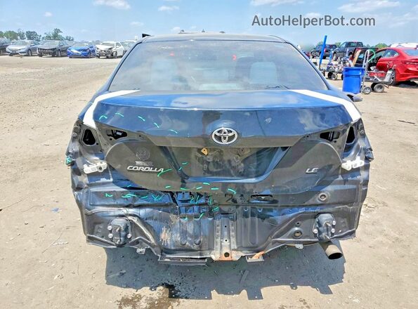 2T1BURHEXJC000550 2018 TOYOTA COROLLA Black უკანა ხედი
