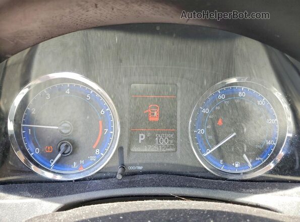 2T1BURHEXJC000550 2018 TOYOTA COROLLA Black ხელსაწყოთა პანელის ხედი