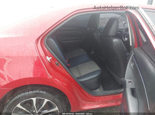2T1BURHEXJC013850 2018 TOYOTA COROLLA Red Widok naklejki z numerem VIN