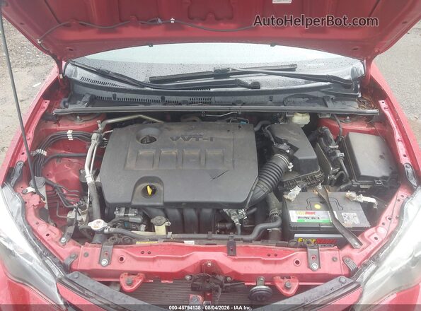 2T1BURHEXJC013850 2018 TOYOTA COROLLA Red Widok z tyłu