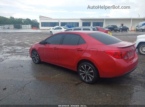 2T1BURHEXJC013850 2018 TOYOTA COROLLA Red Tył lewy