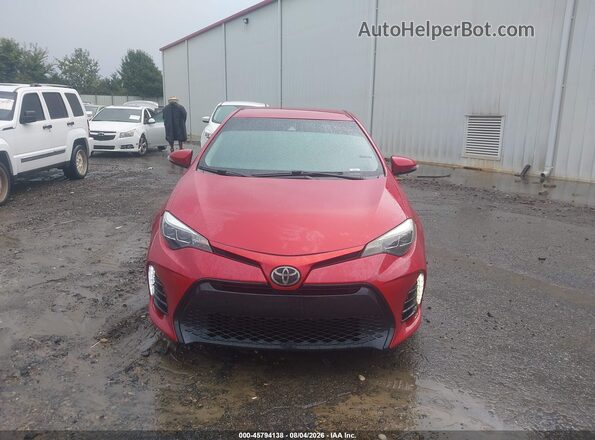 2T1BURHEXJC013850 2018 TOYOTA COROLLA Red Widok z przodu