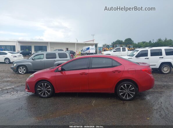2T1BURHEXJC013850 2018 TOYOTA COROLLA Red Widok wnętrza 360 stopni