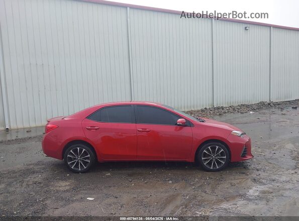 2T1BURHEXJC013850 2018 TOYOTA COROLLA Red Widok wnętrza z tyłu