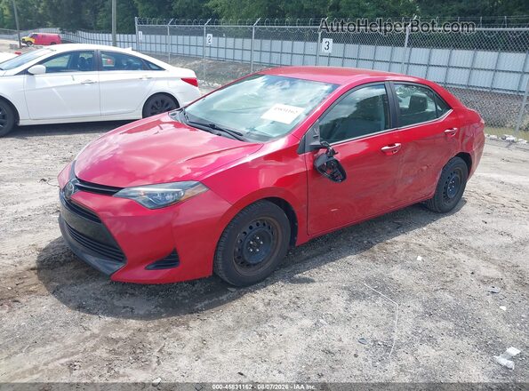 2T1BURHEXJC015761 2018 TOYOTA COROLLA Red Vista tres cuartos delantera izquierda