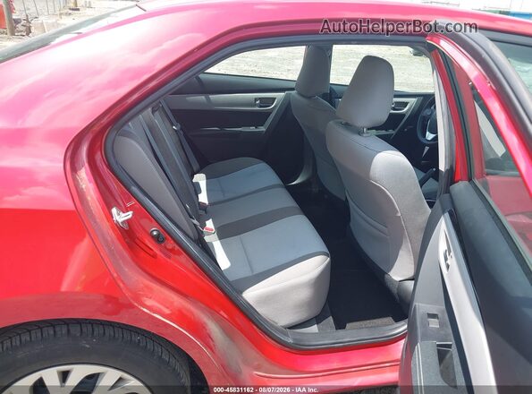 2T1BURHEXJC015761 2018 TOYOTA COROLLA Red Vista de la etiqueta del VIN